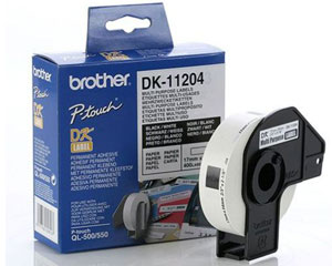 Brother 400 Etiquetas multi-uso - Autocolante - tamanho: 17 x 54 mm