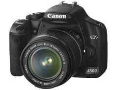 Canon EOS 450D + Lente 18-55 IS - 12,2 Megapixels