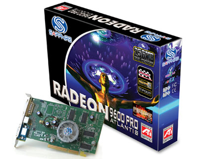 Gráfica AGP Radeon 9600 Pro 256 Mb