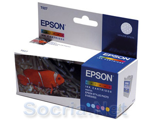 Tinteiro Epson T027 (COR) Compatível