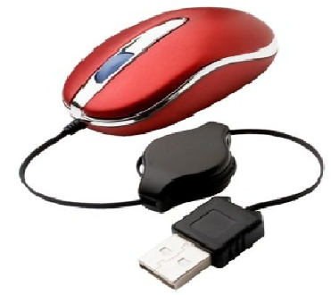 Mini Rato Optico Cool Red USB 8630R